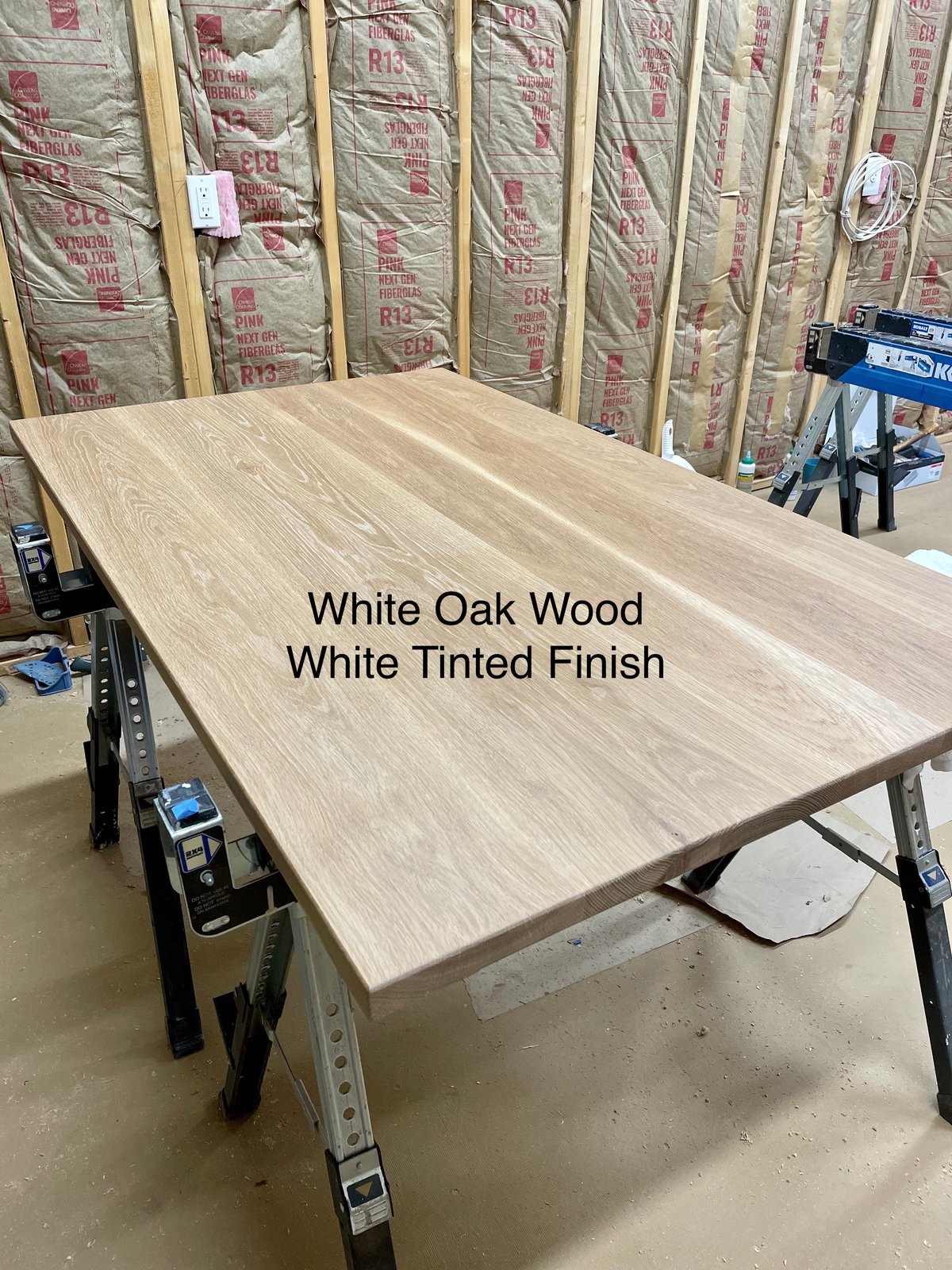 Solid White Oak Table Tops Desk Tops Cherry Maple Ash Custom Made to Order